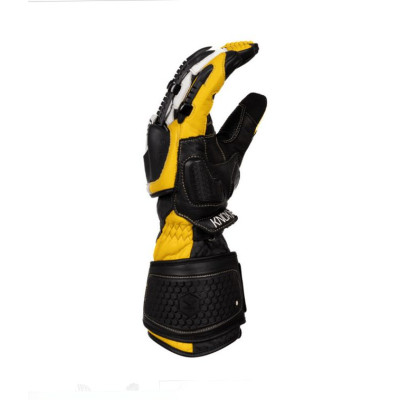 Sportovní motocyklové rukavice Knox Handroid V žluté