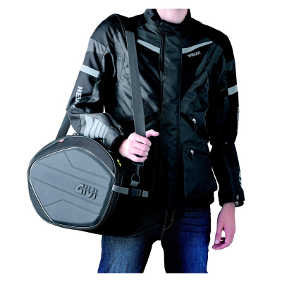 GIVI EA100C boční brašny velké, černé, rozšiřitelné, objem 40L
