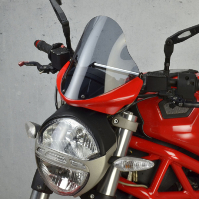 DUCATI MONSTER 696 2009-2014 Plexi závodní V2