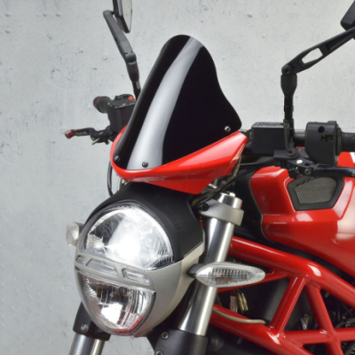 DUCATI MONSTER 696 2009-2014 Plexi závodní V2