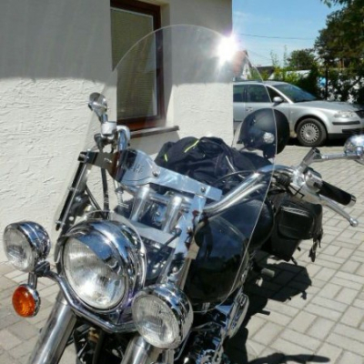 YAMAHA XVS 650 DRAG STAR - 49CM - plexi štít