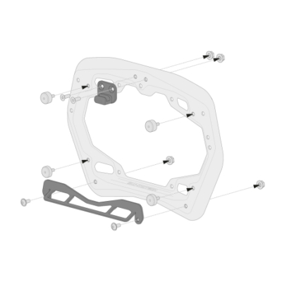 Adapter Kit pro QUICK-LOCK PRO boční nosič – SHAD SW-Motech