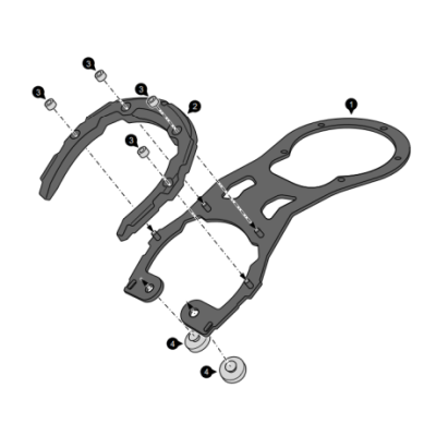 Honda CMX Rebel 1100 (20-) - tank ring PRO SW-Motech