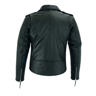 Kožená bunda křivák Classic pánský