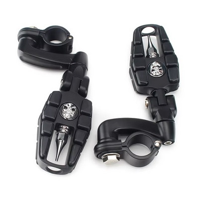 Předkopy Skull černé na padací rám 32mm