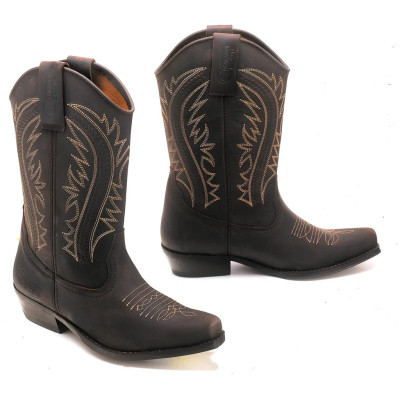 Kochmann COLORADO - Chopper/western moto boty hnědé