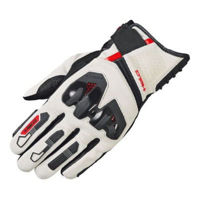 Held SAMBIA 2 letní adventure rukavice světle-šedé/červené