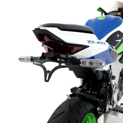 Držák SPZ, Kawasaki ZX-4R, ZX-4RR a SE (2023 - ), černý