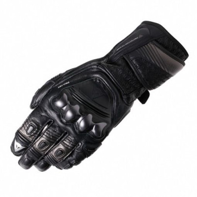 Dainese FIERO METAL závodní rukavice černé/antracitové