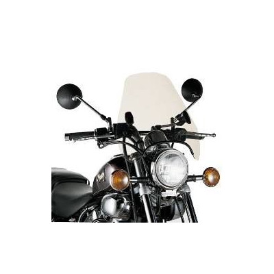 A601 bronzové plexi s montáží na řídítka (plexi A28 včetně sady D 40), vxš369x425 mm