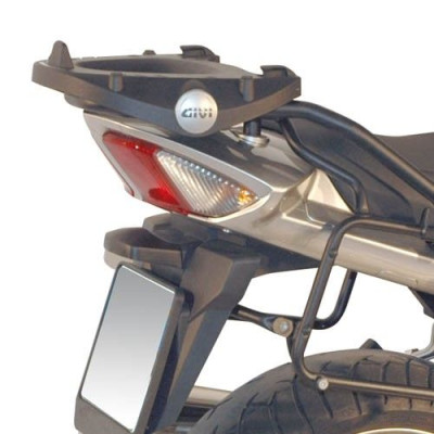 SR357 nosič pro topcase Yamaha FJR 1300 (06-20), stříbrný - lze montovat s originál bočními kufry