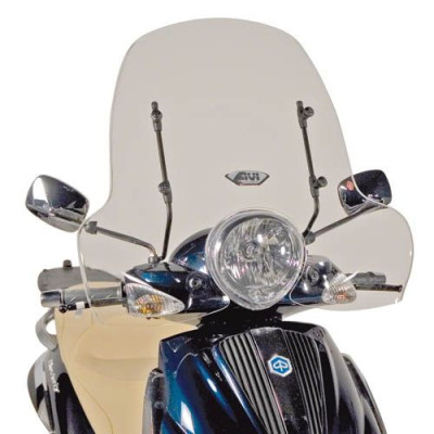 103A plexi čiré Piaggio Beverly 500 (03-10), vxš 435x700 mm, použij montážní sadu A 103A