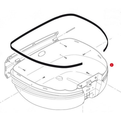 Z55FNM spodní víko kufru E 55 Maxia, černé