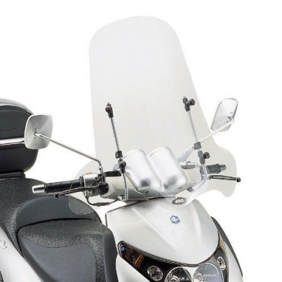 102A plexi čiré H. Dylan 125-150 (02-06), PIAGGIO Bever 125-200 (01-04)