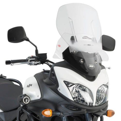 AF3101B plexi čiré Suzuki DL 650 V-Strom L2-L6 (11-16), nastavitelné v rozsahu 440-560x430 mm