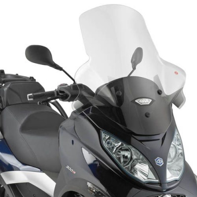D5601ST plexi čiré Piaggio MP3 Touring 300-400 (11), vxš750x650 mm, o 120 mm vyšší než originál