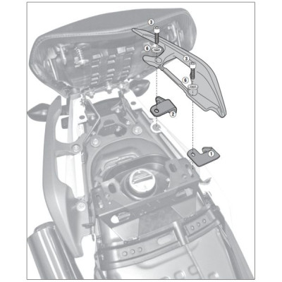 1111KIT sada pro montáž TE, PL a PLX 1111 bez 1111 FZ pro Honda NC 700X/S (12-13), NC 750S/X (14-15)