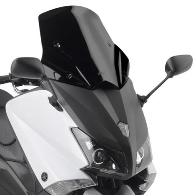 D2013B plexi černé lesklé, sportovní Yamaha T-MAX 530 (12-16), vxš460x480 mm