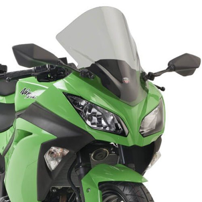 D4108S plexi kouřové Kawasaki Ninja 300 R (13-18) s logem LCR, vxš420x340 mm !!!KONEC VÝROBY!!!