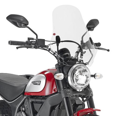 7407A plexi čiré pro Ducati Scrambler 400/800 (15-23), vxš480x435 mm