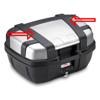 Z2202R, samostatný plastový kryt horního víka pro kufr GIVI TRK 52 (mřížka)