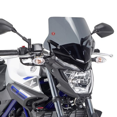 A2127 plexi kouřové Yamaha MT-03 321 (16-19), vxš280x380mm, včetně montážní sady