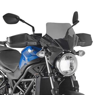 A3111 plexi kouřové Suzuki SV 650 (16-24), vxš  285x360 mm, včetně montážní sady