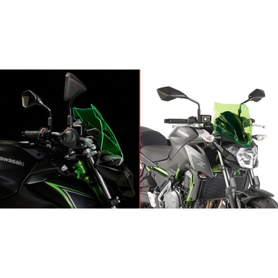 A4117GR plexi zelené "LIME" Kawasaki Z 650 (17-19), vxš280x330 mm