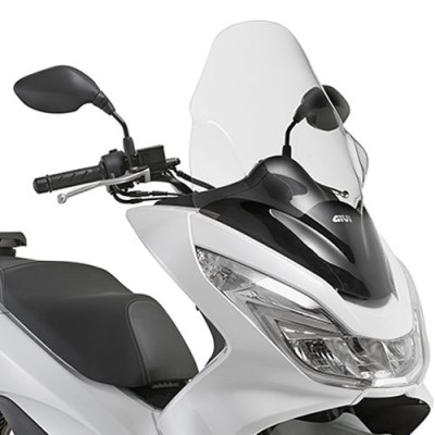 1129DT plexi čiré Honda PCX 125 (18-20), vxš650x435 mm, o 145 mm vyšší než originál