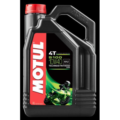 5100 10W40 4 litry MOTUL Syntetický olej pro všechny čtyřtaktní motocykly