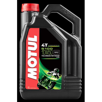 5100 10W50 4 litry  MOTUL Syntetický olej pro všechny čtyřtaktní motocykly
