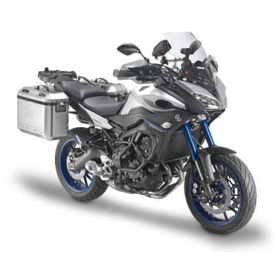 DLMK36APACK2 pravý + levý kufr GIVI Dolomiti 36 Trekker hliníkový stříbrný (boční), objem 2x36 ltr.