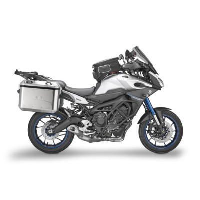 DLMK36APACK2 pravý + levý kufr GIVI Dolomiti 36 Trekker hliníkový stříbrný (boční), objem 2x36 ltr.