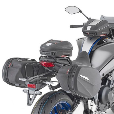 TE2156 podpěry bočních brašen Yamaha MT-09/MT-09 SP (21-23), černé pro systém EASYLOCK