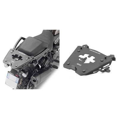 SRA8400 special rack Harley Davidson Pan America 1250 (21-24), černý, včetně hliníkové plotny