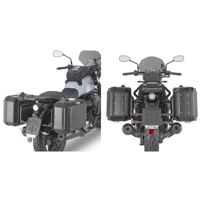 PLO8206MK trubkový nosič bočních kufrů PL ONE-FIT pro Moto Guzzi V7 850 Stone (21-24)