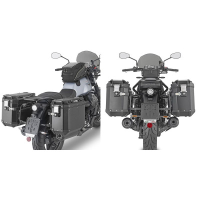 PLO8206CAM trubkový nosič bočních kufrů PL ONE-FIT pro Moto Guzzi V7 850 Stone (21-24)
