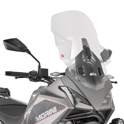 D9350ST plexi čiré Moto Morini  X-Cape 649 (21-24), výška 620 mm, o 150 mm vyšší než originál