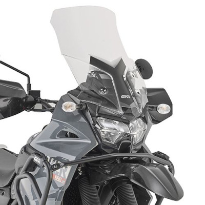 D4133ST plexi čiré Kawasaki KLR 650 S (23-24), vxš540x370 mm, vyšší o 175 mm