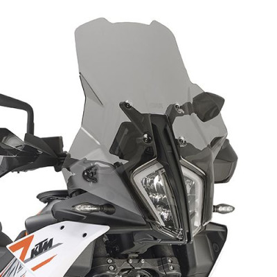 D7716S plexi kouřové KTM Adventure 790/890 a 890 SMT (23-25), vxš290x470 mm