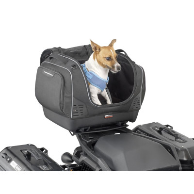 T525 cestovní zavazadlo GIVI s úchytem na MONOKEY, černé, objem 33 l., pro převoz zvířat