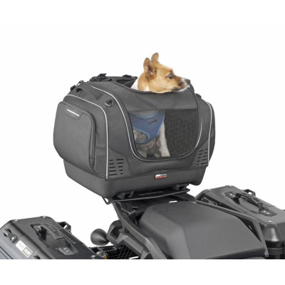 T525 cestovní zavazadlo GIVI s úchytem na MONOKEY, černé, objem 33 l., pro převoz zvířat