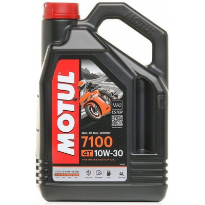7100 10W30 4 litry MOTUL Plně syntetický olej určený pro čtyřdobé motocykly