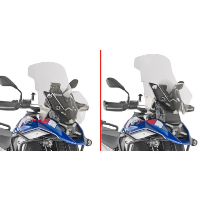 D5144ST plexi čiré BMW R 1300 GS (24), vxš650x540 mm, nelze montovat s radarem, o 310 mm vyšší