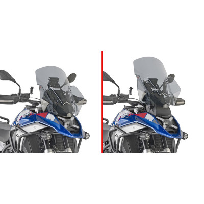 D5144S plexi kouřové BMW R 1300 GS (24), vxš545x490 mm, nelze montovat s radarem, o 205 mm vyšší