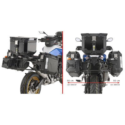 PLOS5145CAM trubkový nosič bočních kufrů OBKEVSxxx s výřezem na výfuk pro BMW F 900 GS (24)