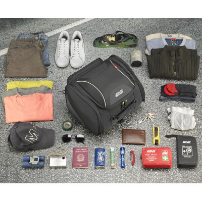 EA146 brašna GIVI "TANKLOCK" na sedlo, 23 l., černá (řada EASY-T), od 2023, uchycení TANKLOCK