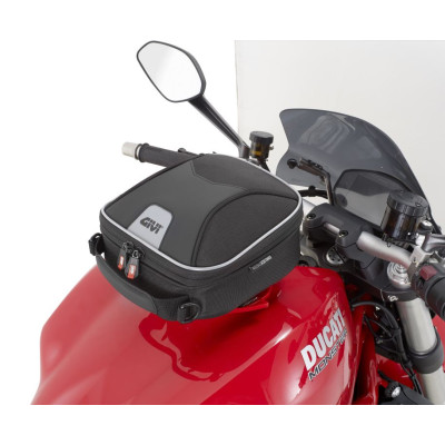 XS319Y tankruksak GIVI "TANKLOCK" s objímkou na nádrž, černý, objem 3 l.,dokladovka