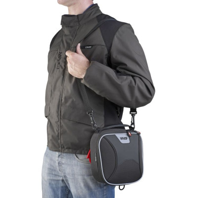 XS319Y tankruksak GIVI "TANKLOCK" s objímkou na nádrž, černý, objem 3 l.,dokladovka