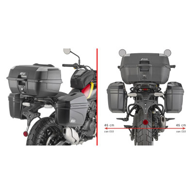 PL9061 trubkový nosič Royal Enfield Guerilla 450 (24-25) pro boční kufry